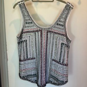 Parker colorful beaded top